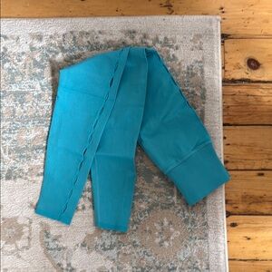 Teal Leggings with Side Detailing